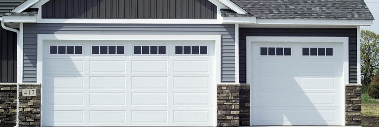 long panel garage doors with windows