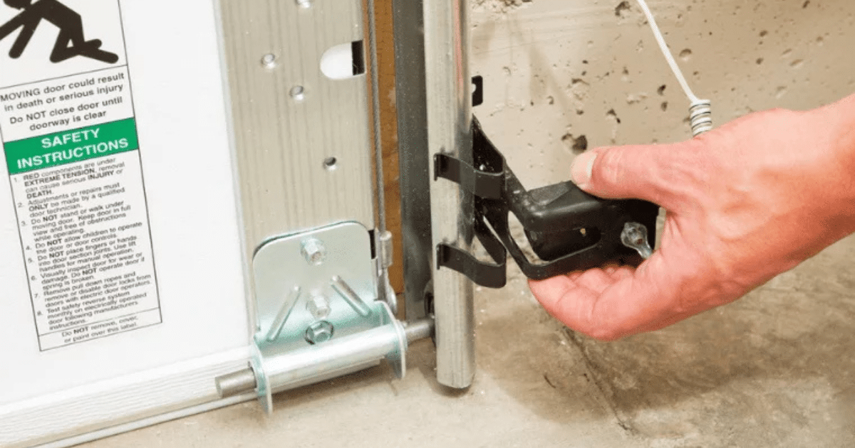 Blocked or Dirty Garage Door Safety Sensors
